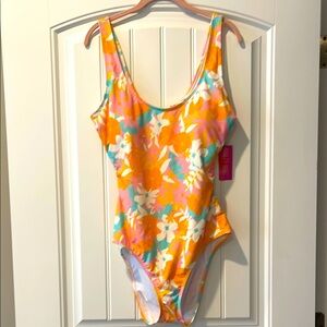 Ninety Nine One Piece Swimsuit Bathing Suit XL NWT